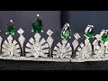 Princess Sofia of Sweden&#39;s Emerald Palmette Tiara   Crown Jewels Copy Fake Faux Replica Reproduction