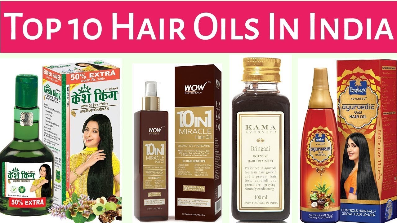Top 10 Hair Oils In India With Price. - YouTube