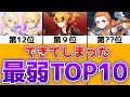 【原神】世界の評価が低いキャラランキング＆全キャラの評価ランキングができてしまった件【ゆっくり解説/無凸無課金】