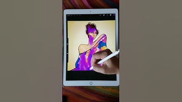 Using unexpected colors to create shadow overlays in Procreate