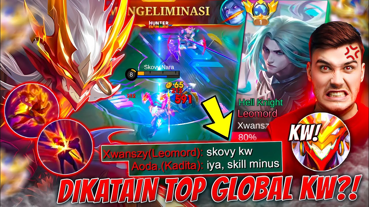 Ketika Skovy Top Global Moskov Dikatain KW Sama Musuh! Saatnya Kasih Paham Sampai Terdiam!! ~ MLBB