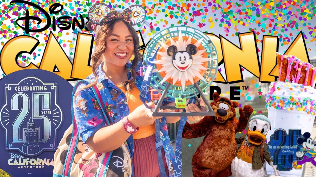 HAPPY 25TH BIRTHDAY DISNEY CALIFORNIA ADVENTURE | BEST POPCORN BUCKET EVER! 