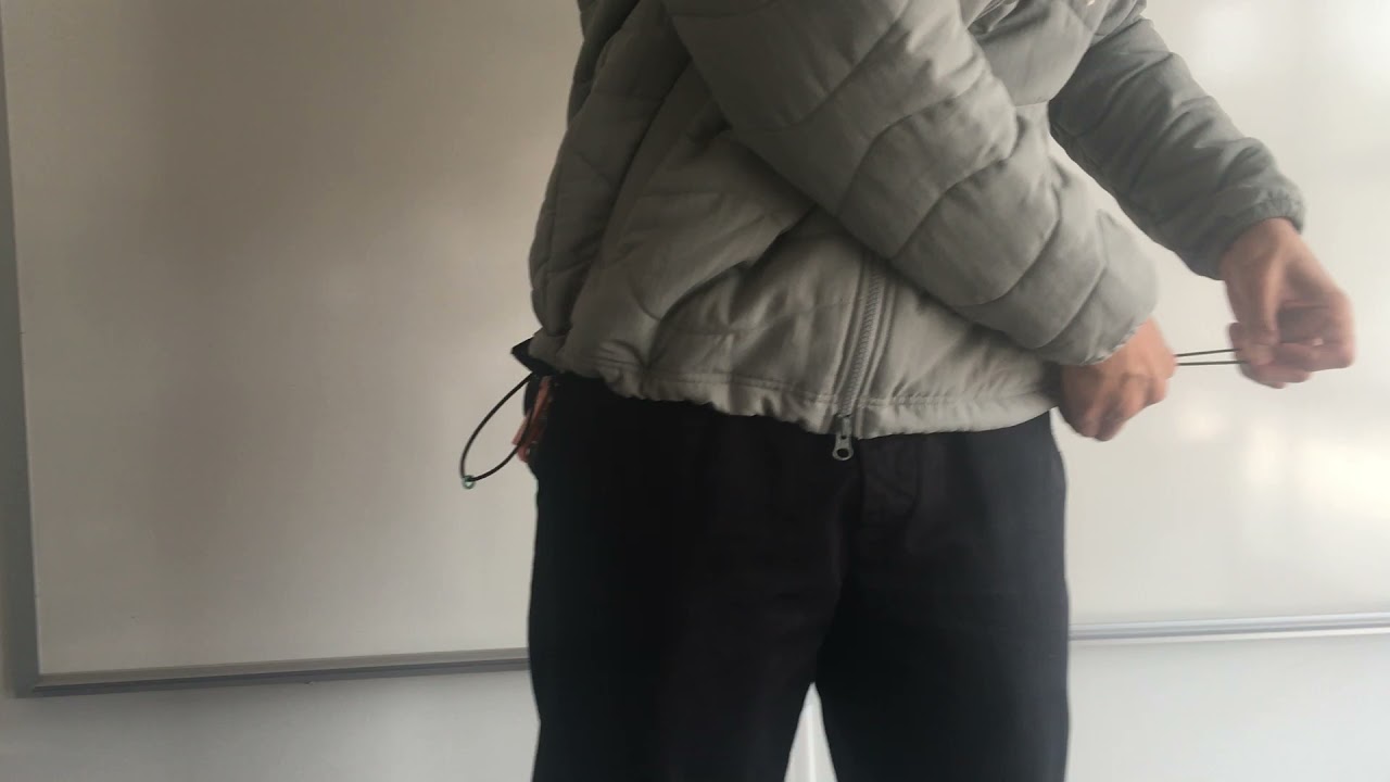 Wave Quilted Beach Hoodie - Cord Lock