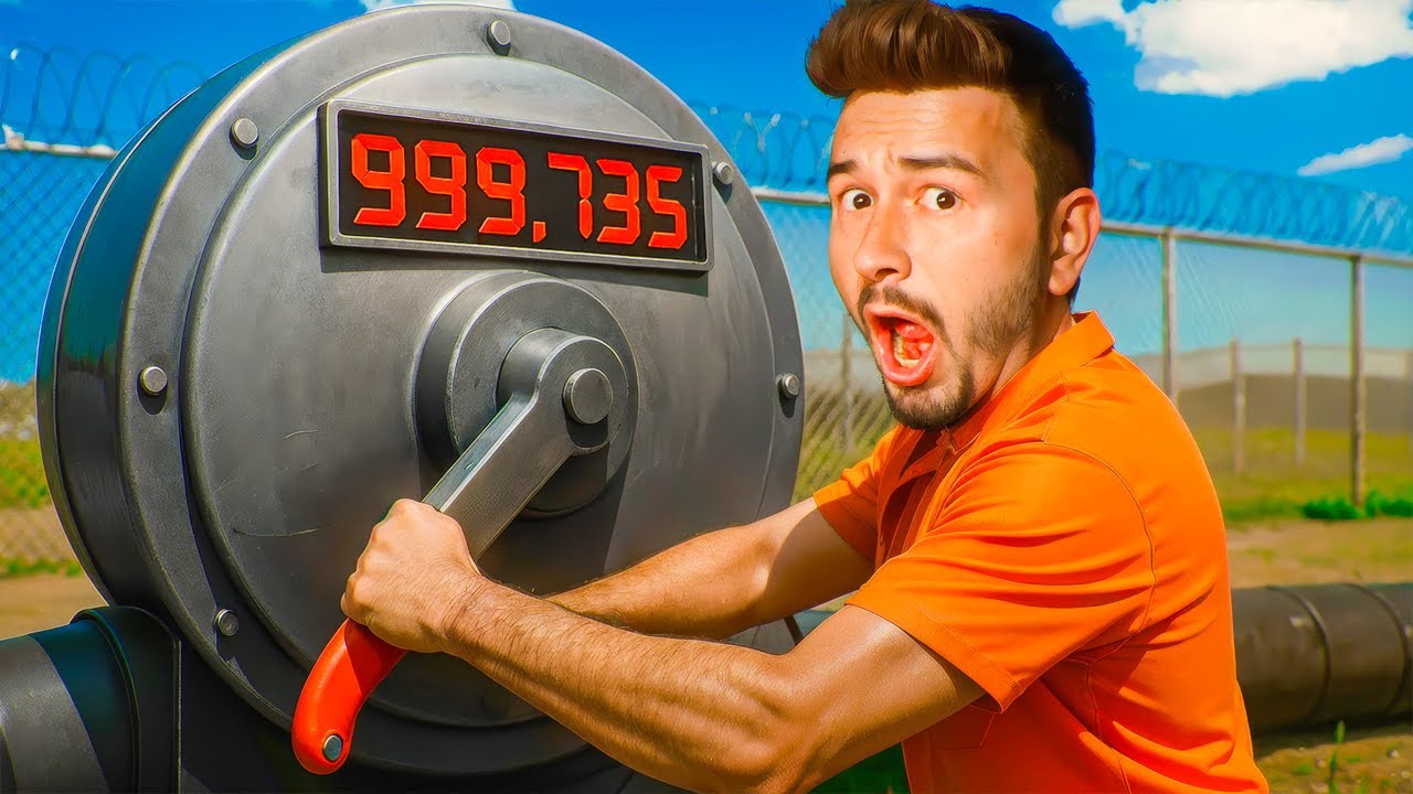 Musiałem ZAKRĘCIĆ tą KORBĄ 1,000,000 RAZY, by UCIEC