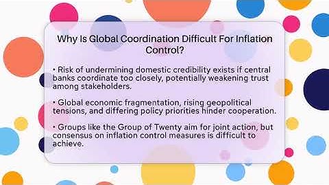 Why Is Global Coordination Difficult For Inflation Control? - Inflation Insight Channel