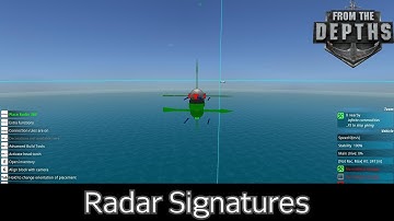 Radar Signatures - A Short From the Depths Mechanics Explanation