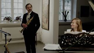 Fragment koncertu "La clavecine moderne + saxophone" Alina Ratkowska i Paweł Gusnar