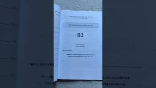 Экзамен по польскому языку на уровень B2 экз?