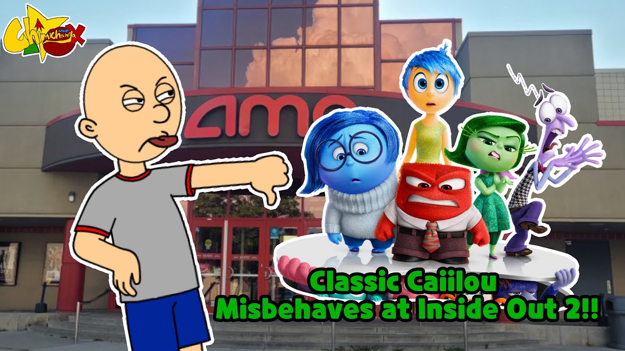 Classic Caillou misbehaves at Inside Out 2/Grounded