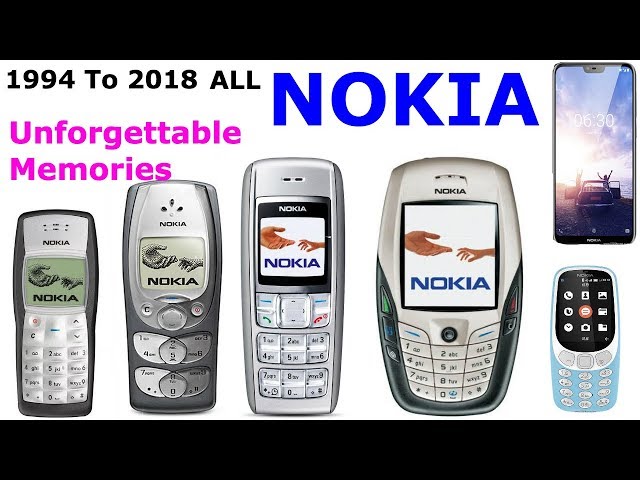 Nokia unforgettable memory - ALL Nokia Mobils 1994 to 2018 class=