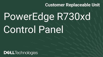 Dell PowerEdge R730xd: Remove & Install Control Panel Assembly