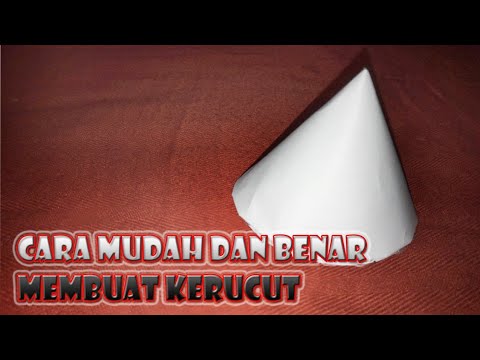 Cara Mudah Dan Benar Membuat Kerucut Youtube Cara Mudah Dan Benar Membuat Kerucut Youtube