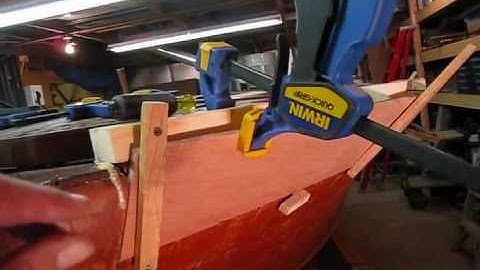 Steam Bending Chris Craft Hull Plank (Starboard Side) (Preview)