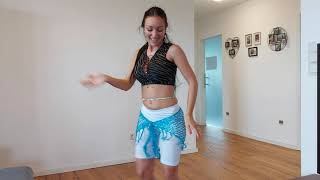 Alicia bellydancer-Summer Belly Dance Improvisation Drum solo