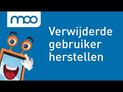 MOO Beheer - Verwijderde gebruiker herstellen