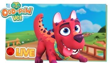 🔴 LIVE Odd-Paw Vet 👩‍⚕️🐾 24/7 Animal Pet Doctor Cartoon for Kids @Odd-PawVetOfficial