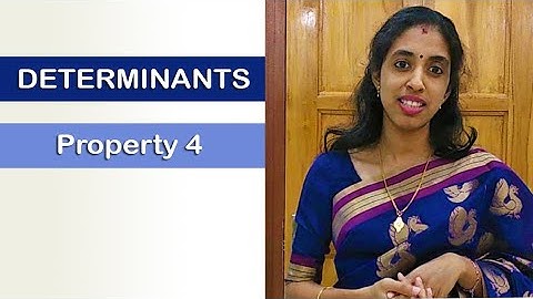 Class 12 || Maths || NCERT || Determinants || Property 4