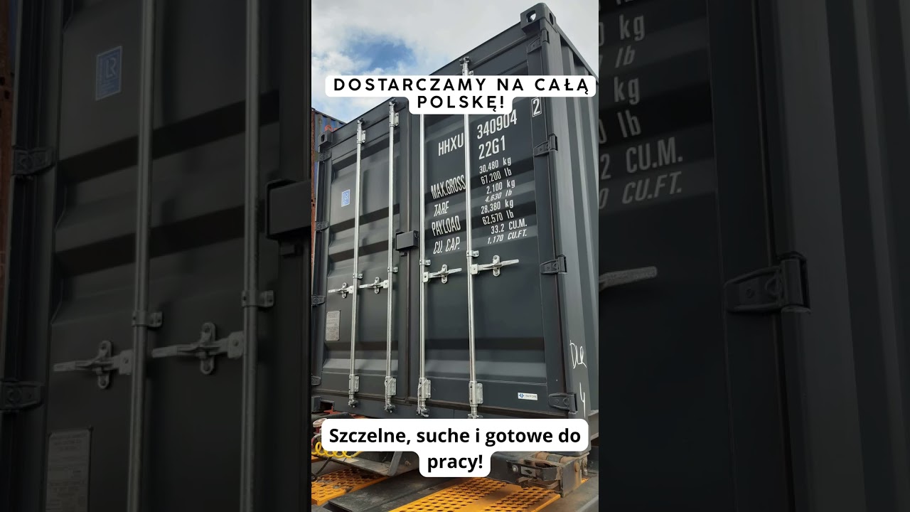 📦 Kontener 40’HC – poznaj jego możliwości!