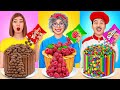 Me vs Grandma Cooking Challenge | Cake Decorating Challenge by Multi DO Challenge