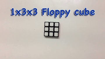 How to solve the 1x3x3/Floppy Cube