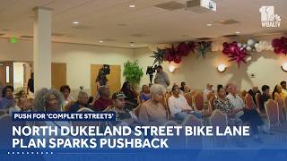 North Dukeland Street bike lane plan sparks pushback from neighbors