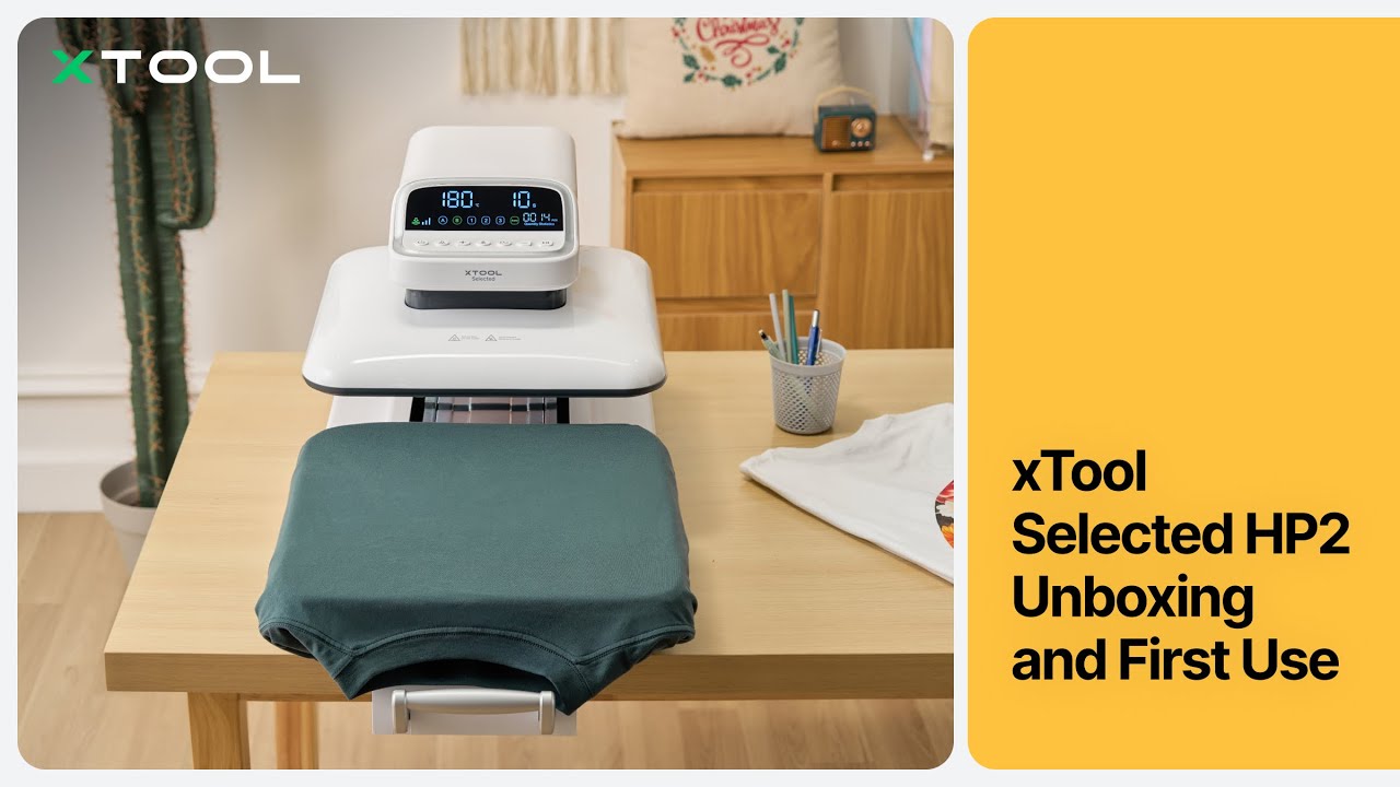 xTool Selected HP2 Unboxing and First Use - YouTube