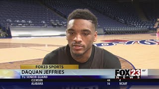 VIDEO - DaQuan Jeffries talks TU basketball journey