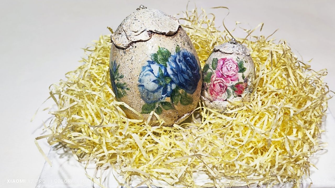 Uova In Polistirolo Per Decoupage - Confezione Da 15 Pezzi (12x8,5 Cm) - Per Pittura, Lavoretti Creativi E Decorazioni Fai Da Te - Foto 5