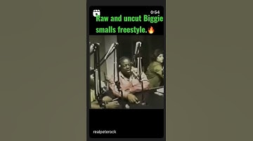 Raw and uncut Biggie smalls freestyle.🔥#shorts #viral #fyp #hiphop #rap #biggiesmalls #r.i.pbiggie