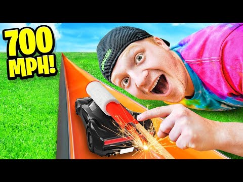 Worlds FASTEST Hot Wheels ROCKET (700+ MPH)