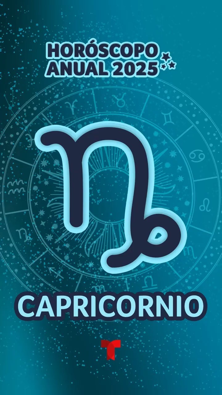 Capricornio: horóscopo Anual 2025