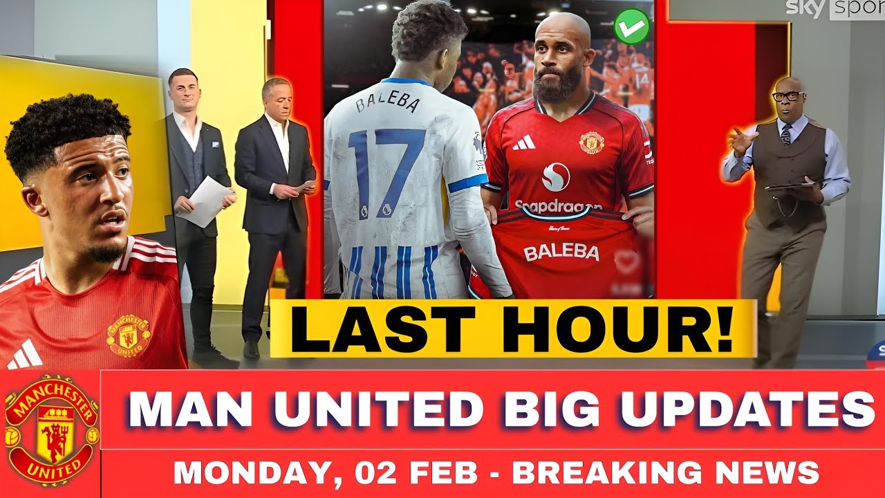 🚨BREAKING 🤩Man UNITED EXCITED NEWS & TRANSFER DEADLINE UPDATES SHAKES UP🔥✅ BALEBA, CASEMIRO, Sancho 