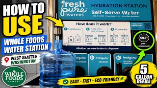 Self Serve Water Station mini Vlog 💦 | West Seattle Wa