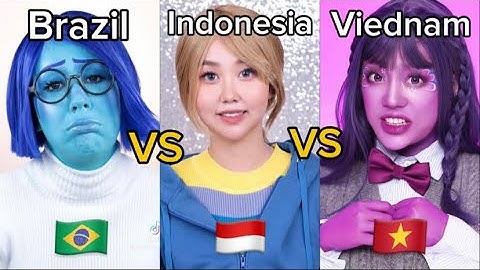 Terbaru Trend Inside out 2 make’up!!!😍