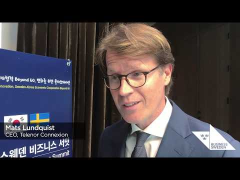 Interview with Telenor Connexion CEO Mats Lundquist | Sweden-Korea Business Summit 2019