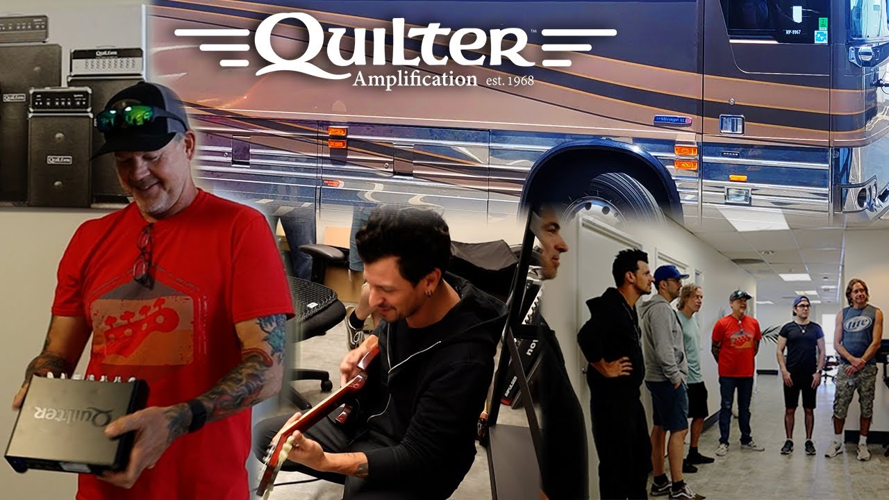 Quilter Labs | The Whole Gary Allan Crew Visits QuilterLabs HQ