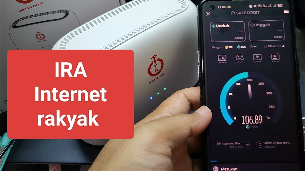 IRA (internet rakyat) , seberapa cepat di daerahmu ???? - YouTube