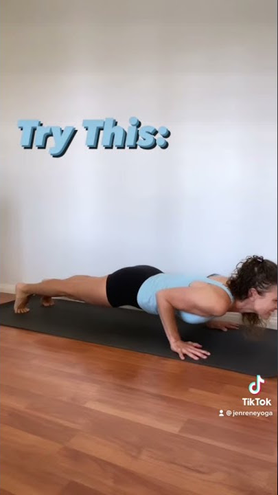 How to Do Chaturanga - Yoga with Rona