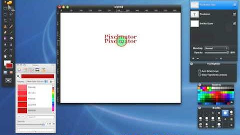 Text Reflection Pixelmator Tutorial