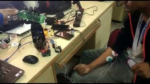 3D printed Prosthetic Arm controlled using EMG sensor