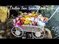 DIY Dollar Tree Floral Wagon Decor - Great Outdoor Porch Decor