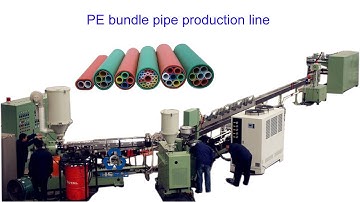 PE microduct production machine | silicone | tube | pipe | hose | machine | Bundle | Bundling