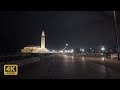 Lone night walk during iftar  casablanca 4k 60p