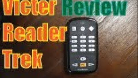 Victor Reader Trek Review GPS+Book Reader