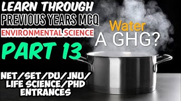 IMP. MCQs-ENVIRONMENTAL SCIENCE(PART 13)/NET/SET/Phd Entrances✔️