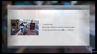 LOST JUDGMENT demo - awesome parkour during chase