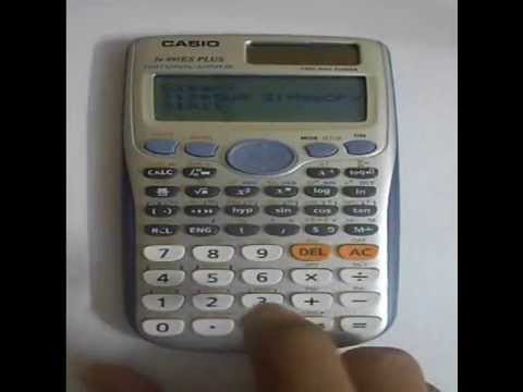 Casio FX 991ES Plus-Resetting Calculator - YouTube