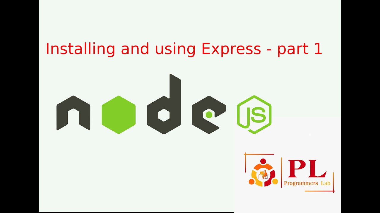 Installing and using Express - part 1 - YouTube