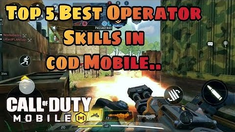 Top 5 Best Operator Skills in cod Mobile ranked from Worst to Best|Season 3 updated...