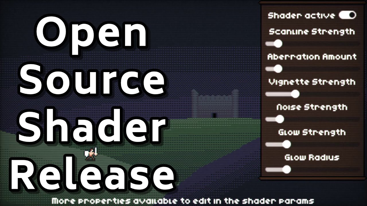 I've open sourced my retro shader! - YouTube
